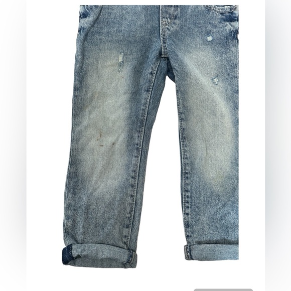 Distressed Acid-Wash Jean Overalls for
Girls | Old Navy - Picture 5 of 8